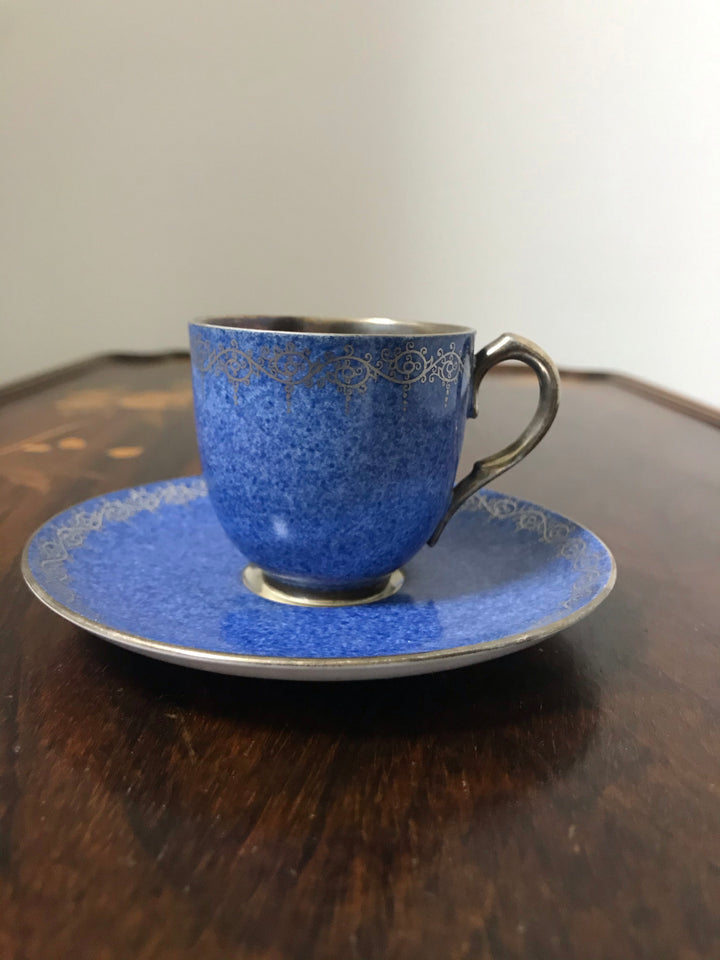 ロイヤルウースター　磁器　デミタスカップとソーサー　1897年頃