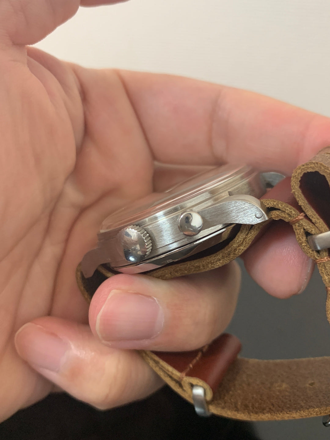 レマニア　イギリス艦隊航空隊クロノグラフ腕時計　ヴィンテージミリタリーウォッチ