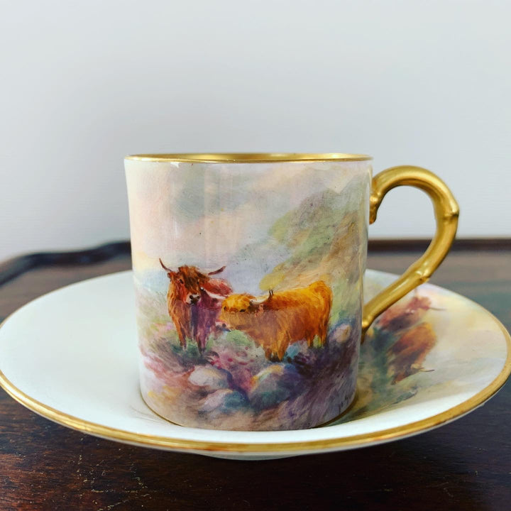 ロイヤルウースター　ハリースティントン作　ハイランド地方の牛