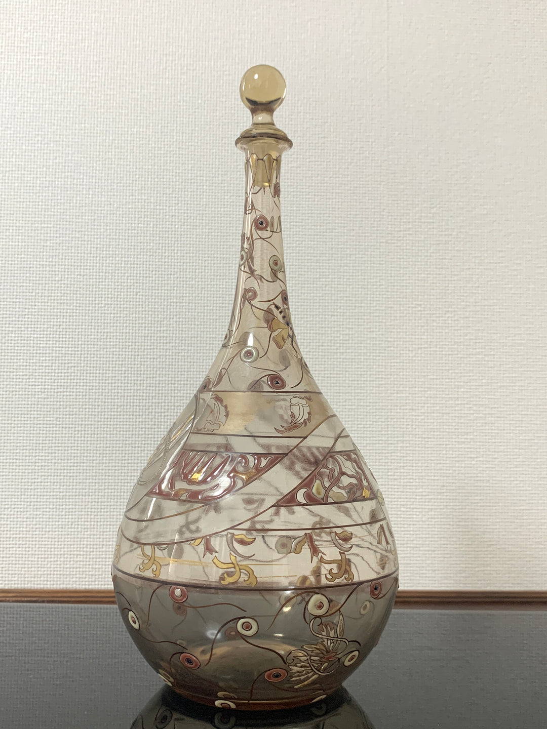 エミールガレ　初期作品　トンボと昆虫のデカンタグラス