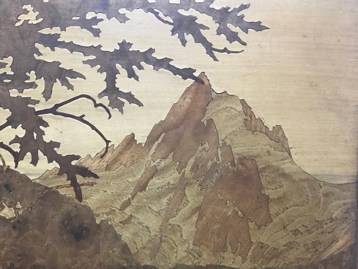 2/21日11:57分に売り切れました。エミールガレ 初期作品 マルケトリ技法を使ったボックス(木製ウッド作品)