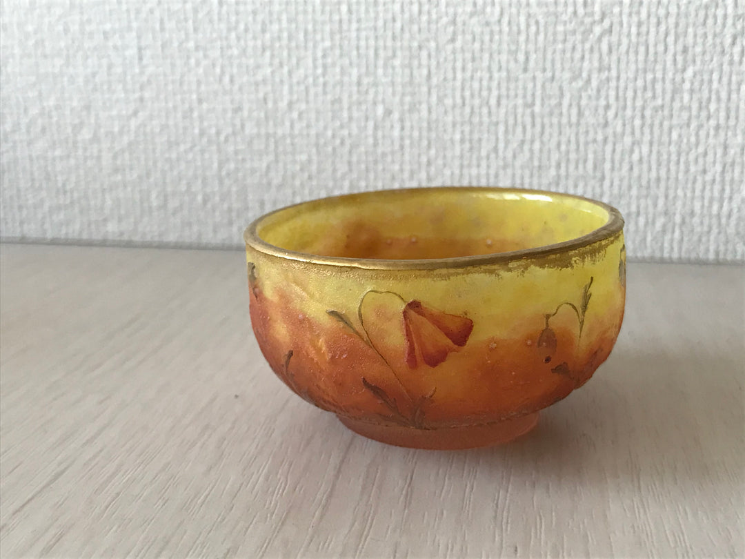 ドームナンシー （ドーム兄弟）ヒナゲシの花のミニチュアール花瓶　杯