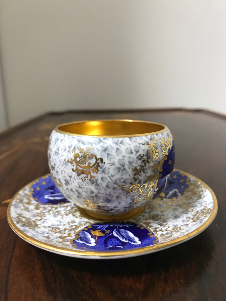 コールポート coalport フクロウのデミタスカップ＆ソーサー