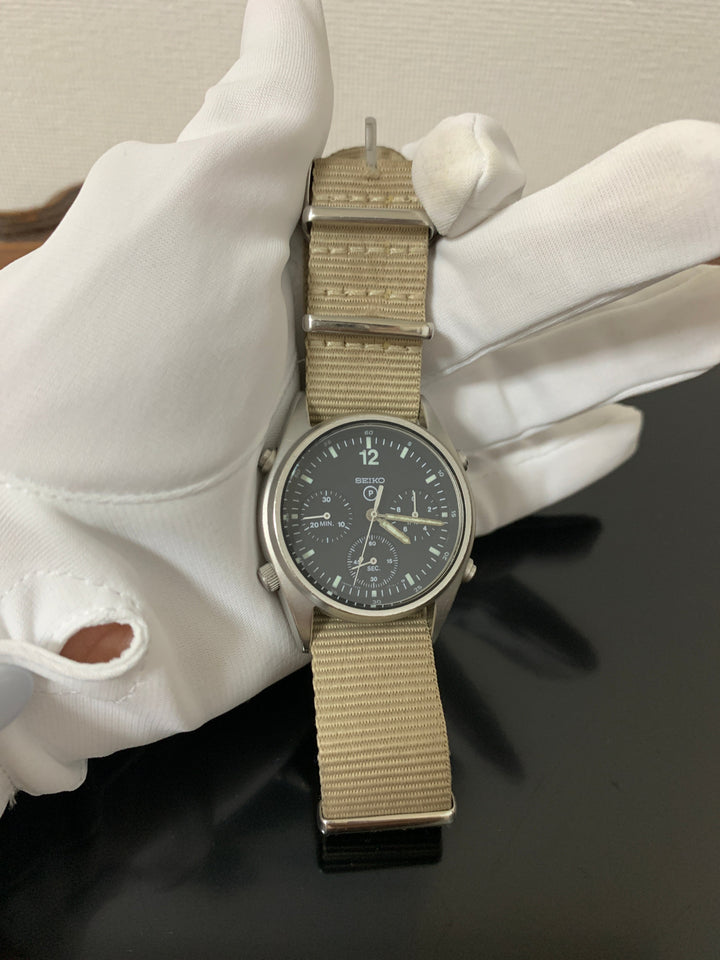 オーバーホール済み　SEIKO イギリス空軍クロノグラフ　GEN1