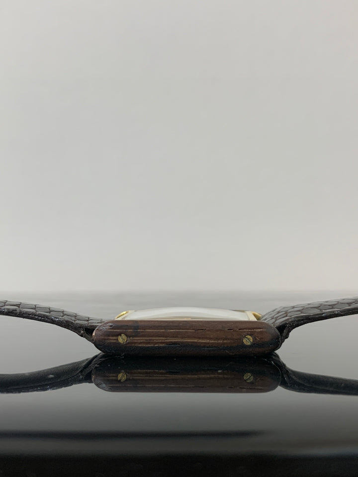 カルティエ　タンク　レクタンギュラー型　18kフィルム　アールデコウォッチ