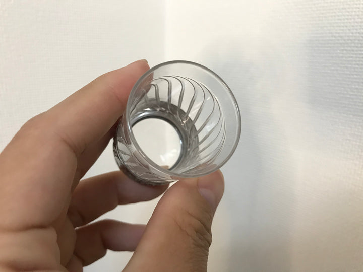 オールドバカラ　シルバーホルダーのリキュールグラス