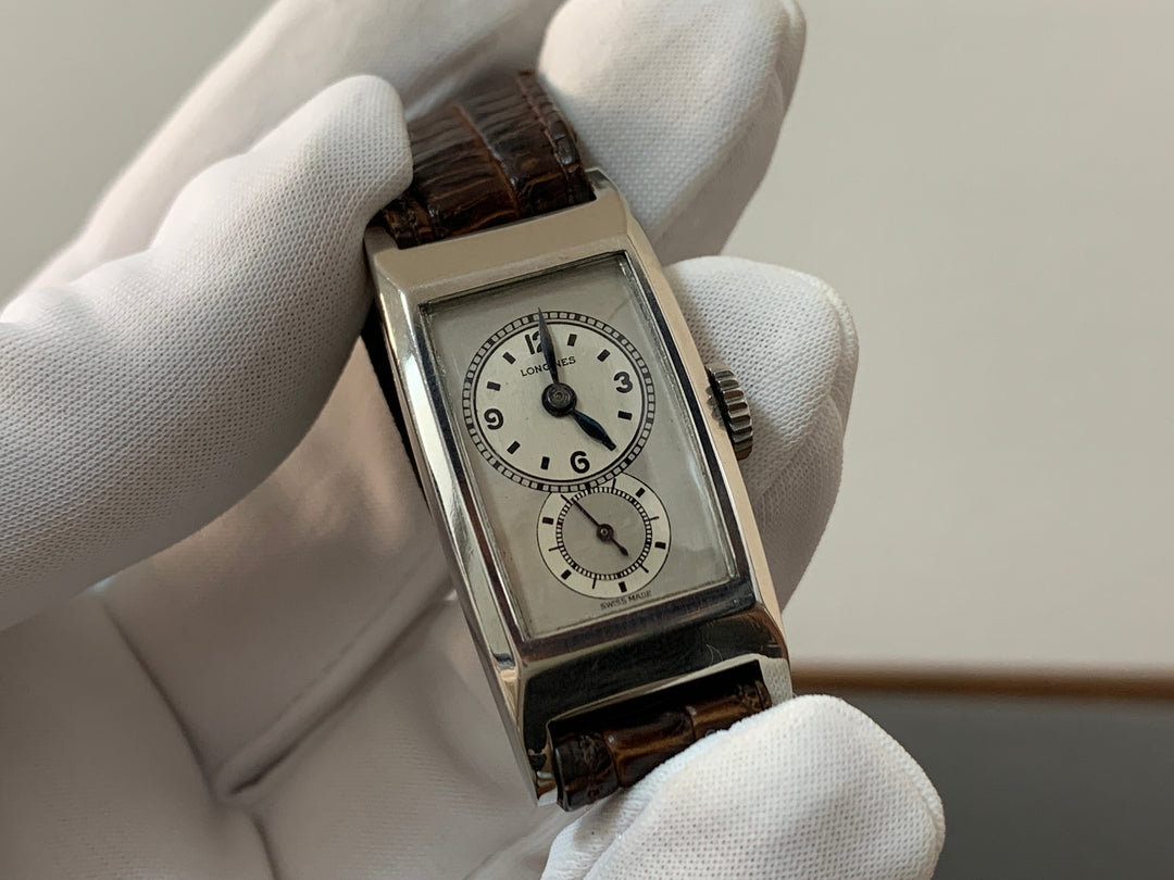 1930年代　ロンジン　レクタンギュラー型　ドクターズウォッチ Cal.9.32　ユニセックス
