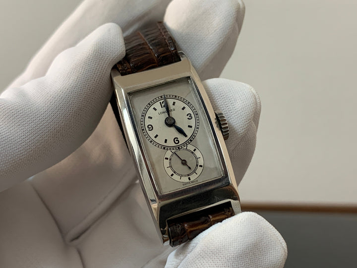 1930年代　ロンジン　レクタンギュラー型　ドクターズウォッチ Cal.9.32　ユニセックス