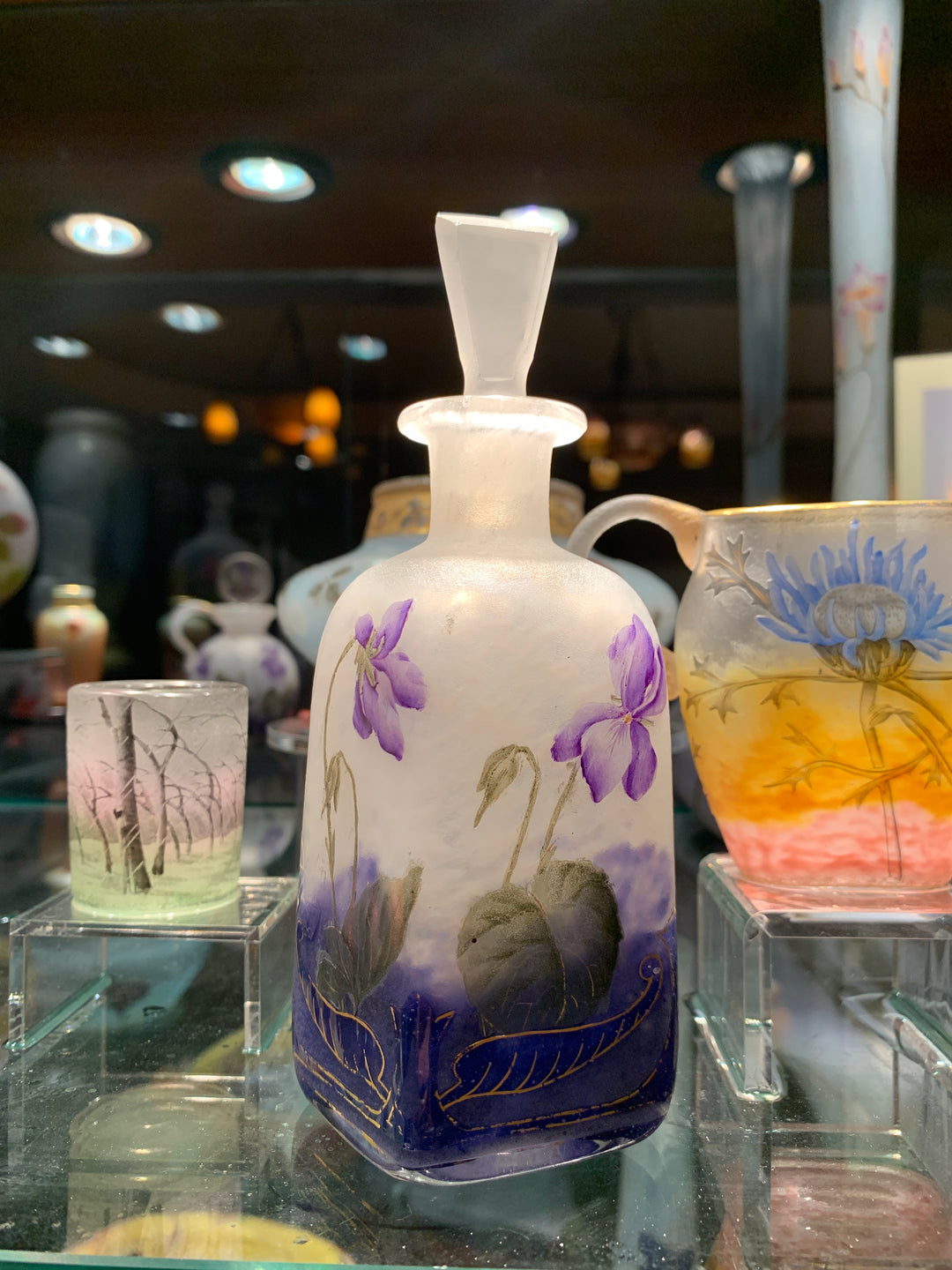 ドーム兄弟（ドームナンシー）スミレの花の香水瓶