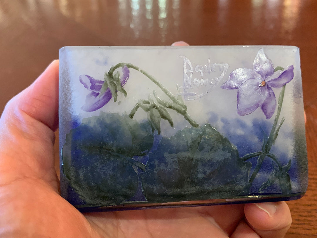 ドームナンシー　ドーム兄弟　スミレの花の手紙入れのサイン