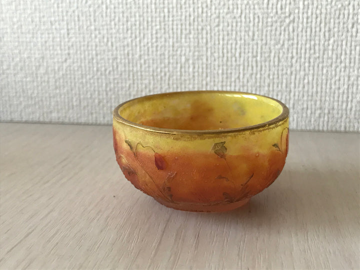 ドームナンシー （ドーム兄弟）ヒナゲシの花のミニチュアール花瓶　杯