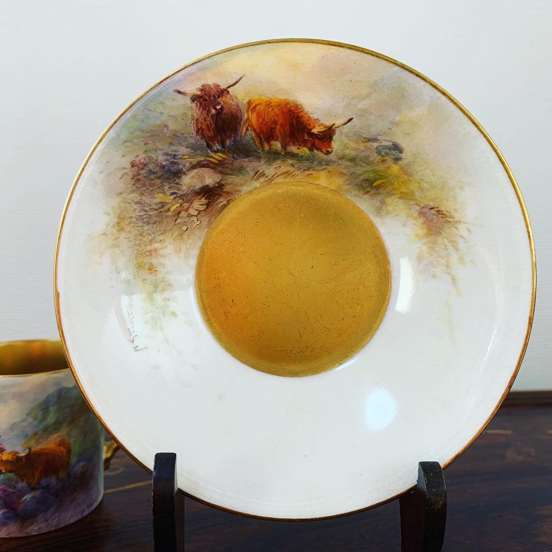 ロイヤルウースター　ハリースティントン作　ハイランド地方の牛