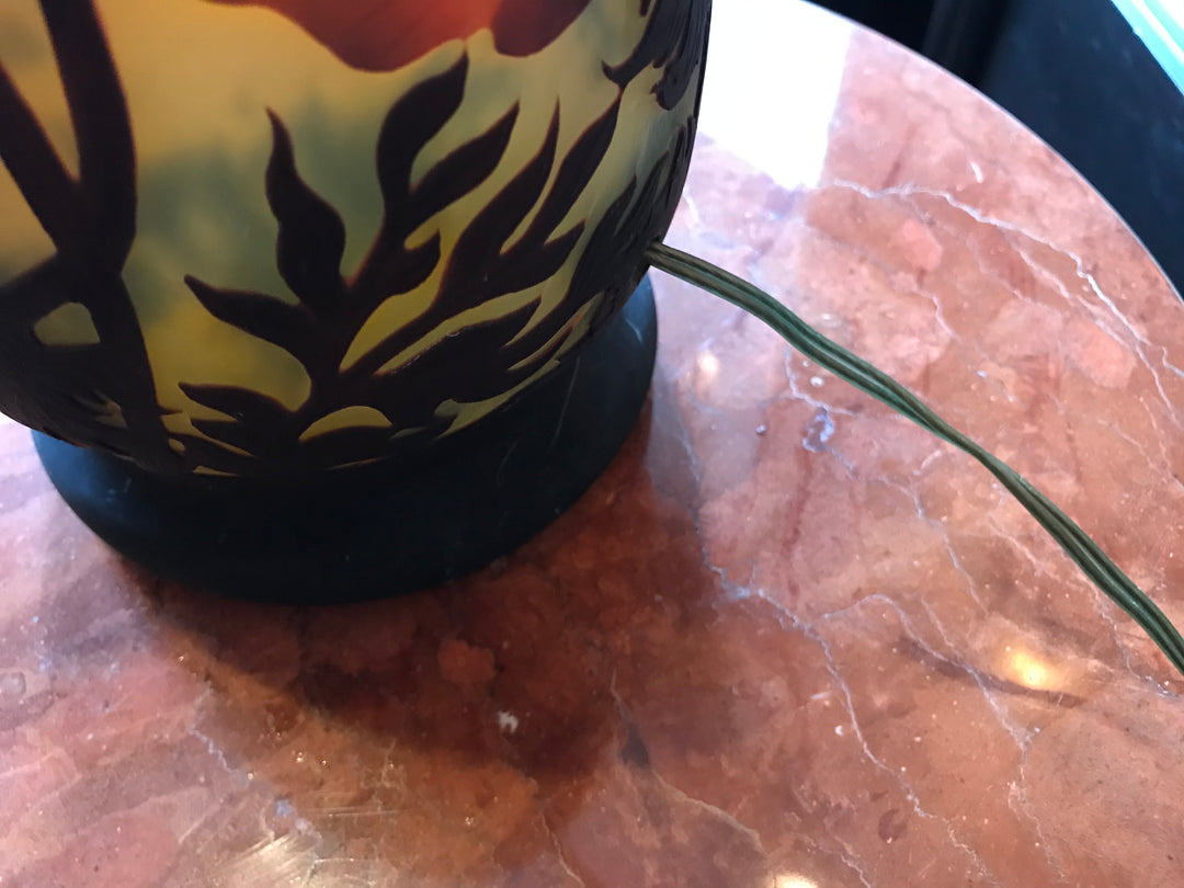 ミューラー兄弟　アネモネの花のテーブルランプ