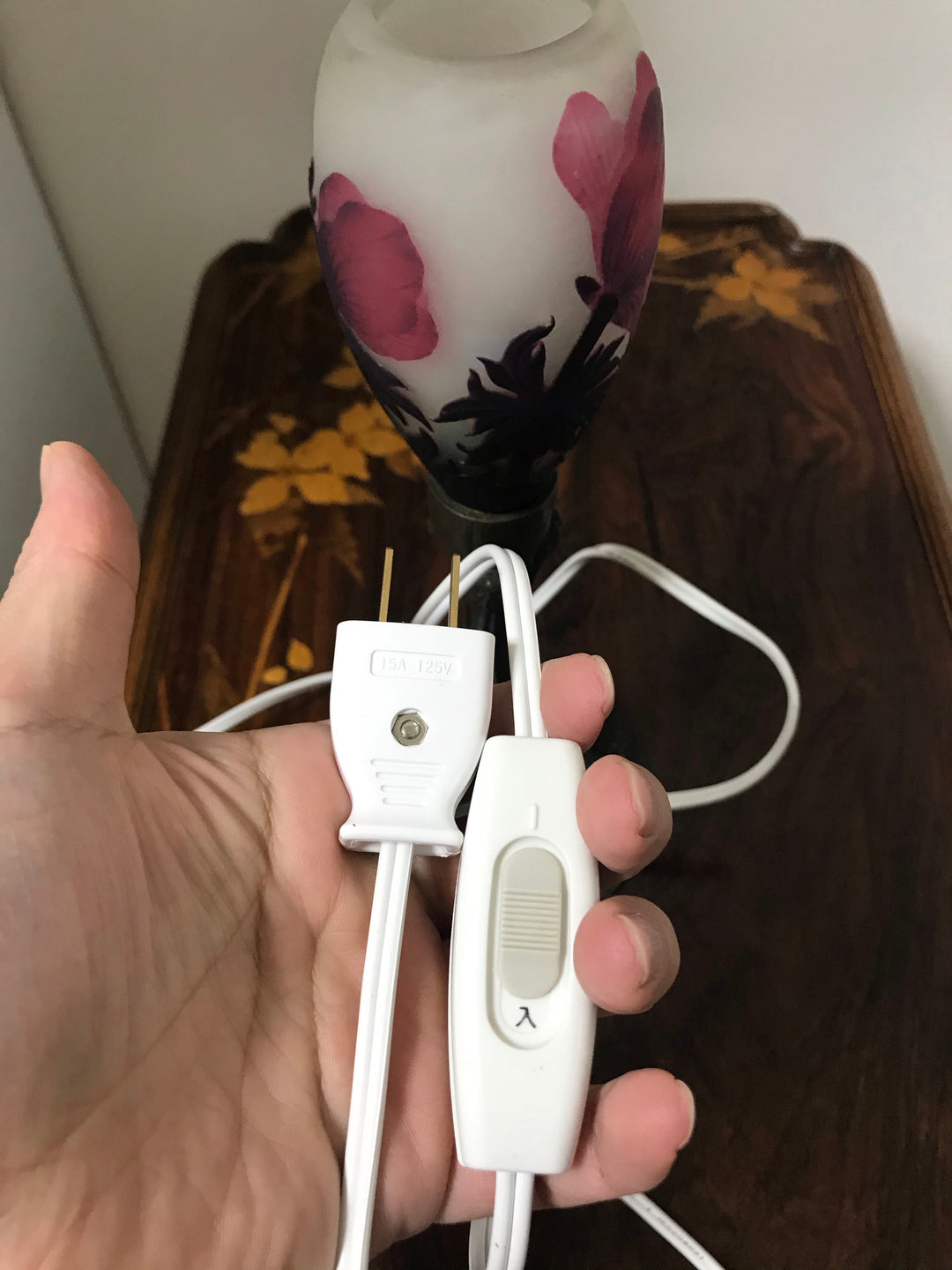 2/15日13:10分に売り切れました！最高峰！ミューラー兄弟　アネモネの花のテーブルランプ（アールヌーボーランプ）