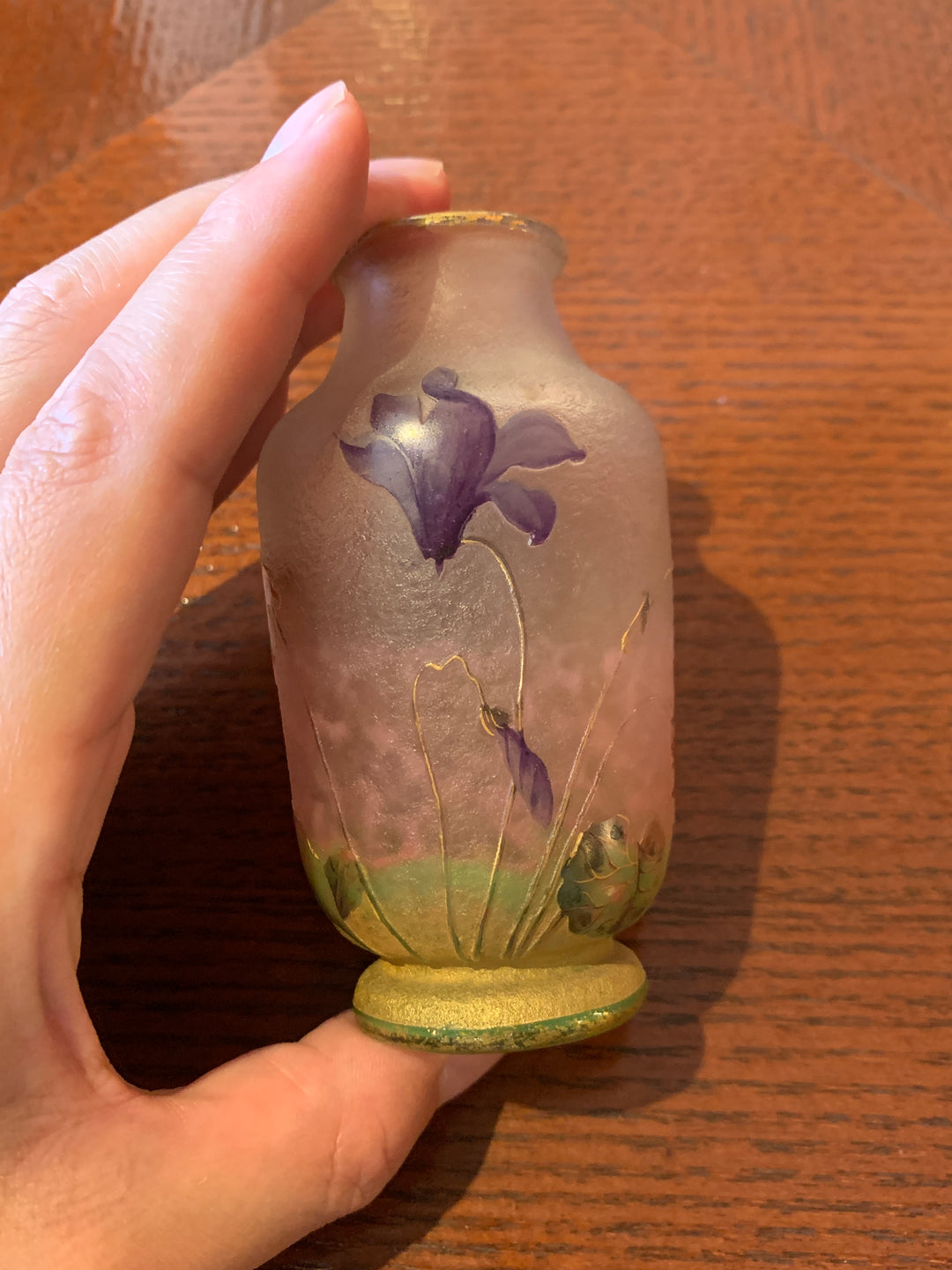 ドーム兄弟（ドームナンシー）シクラメンの花のピンクの花瓶