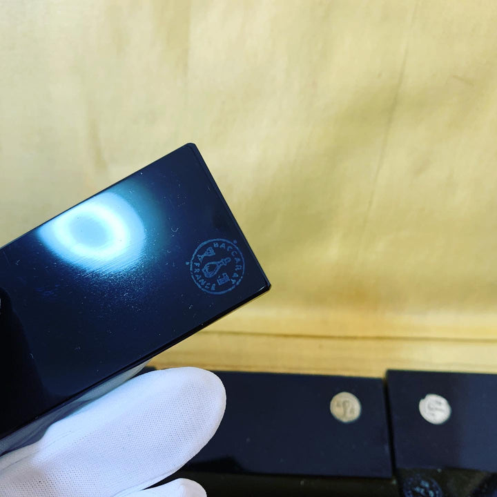 オールドバカラ　ブラッククリスタルのナイフレスト