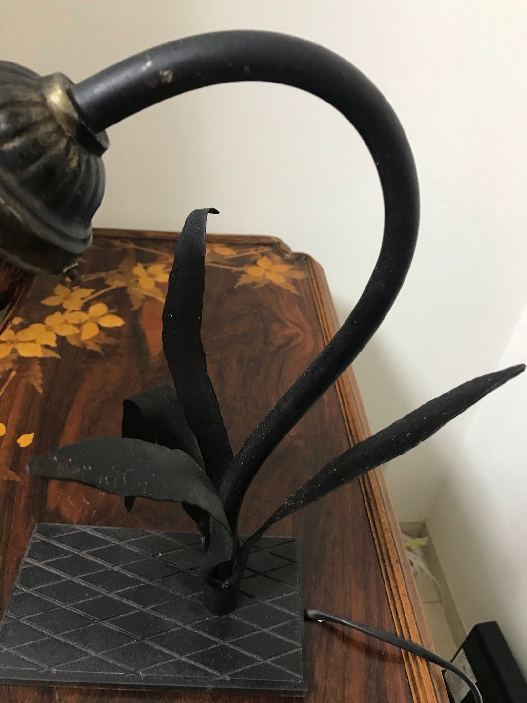 アールデコ　ヒトヨタケのテーブルランプ　シュナイダー兄弟　ル・ヴェール・フランセ