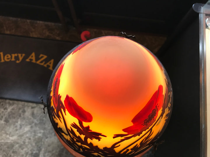 ミューラー兄弟　アネモネの花のテーブルランプ