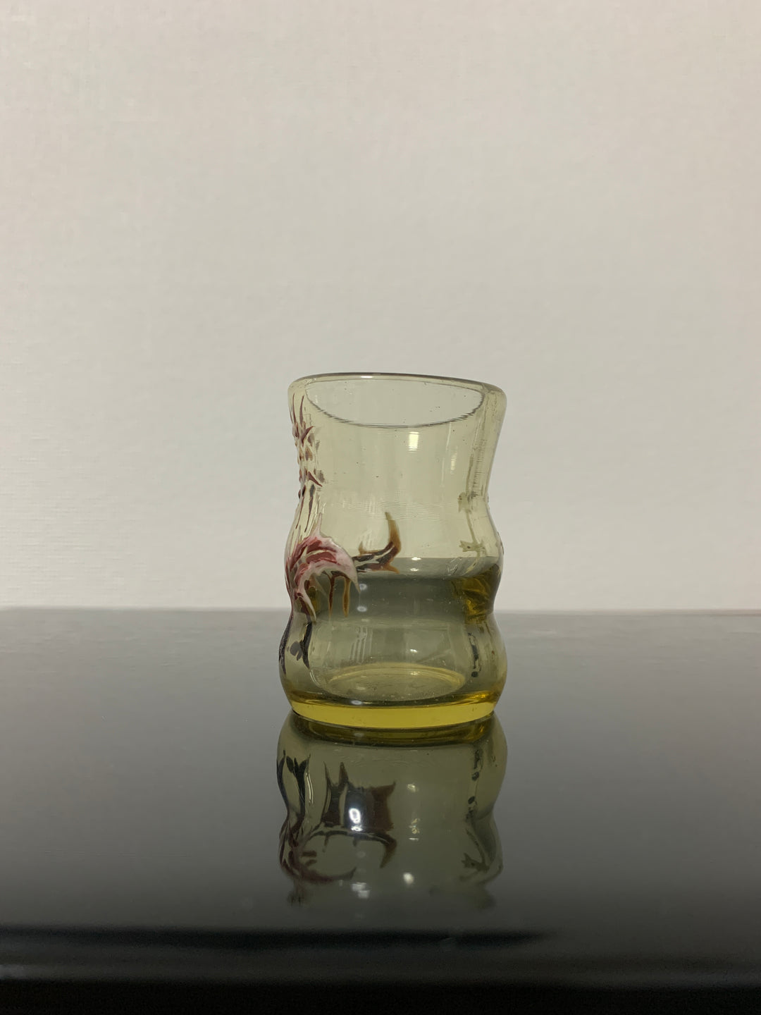 エミールガレ　初期作品　アザミのリキュールグラス