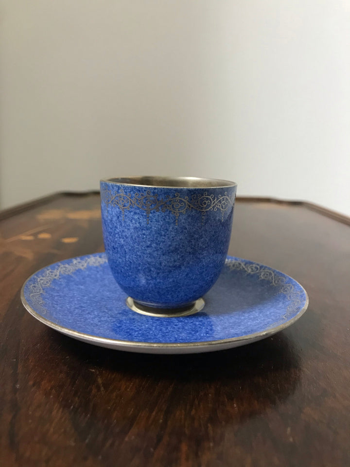 ロイヤルウースター　磁器　デミタスカップとソーサー　1897年頃