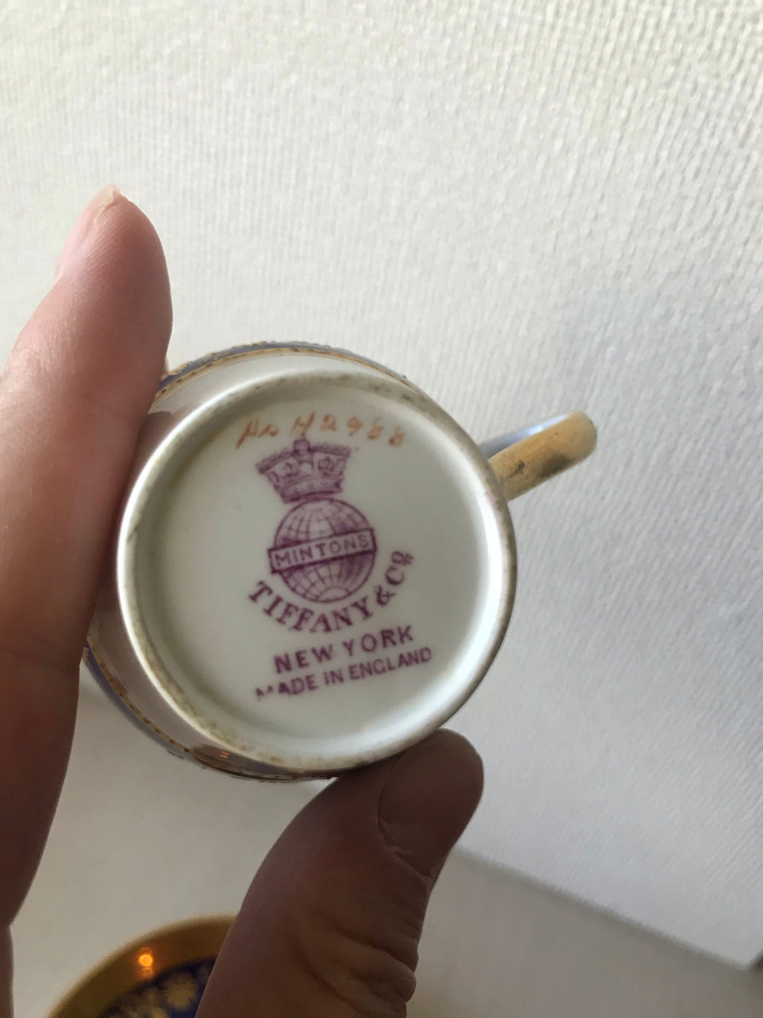 ミントン（MINTON）金盛子花柄文様カップ＆ソーサー