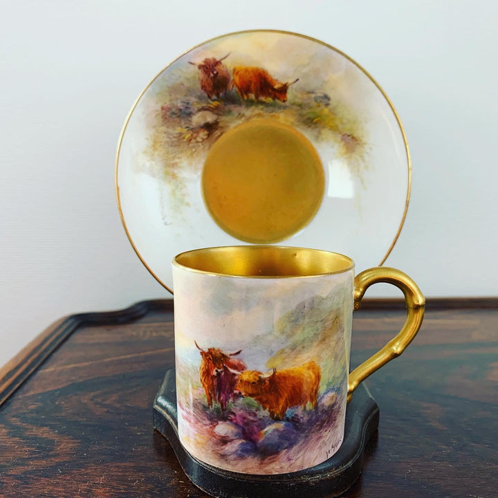 ロイヤルウースター　ハリースティントン作　ハイランド地方の牛