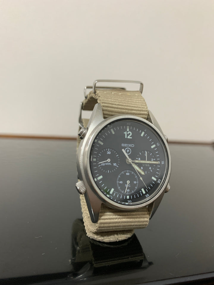 オーバーホール済み　SEIKO イギリス空軍クロノグラフ　GEN1