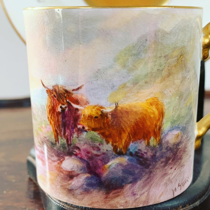 ロイヤルウースター　ハリースティントン作　ハイランド地方の牛