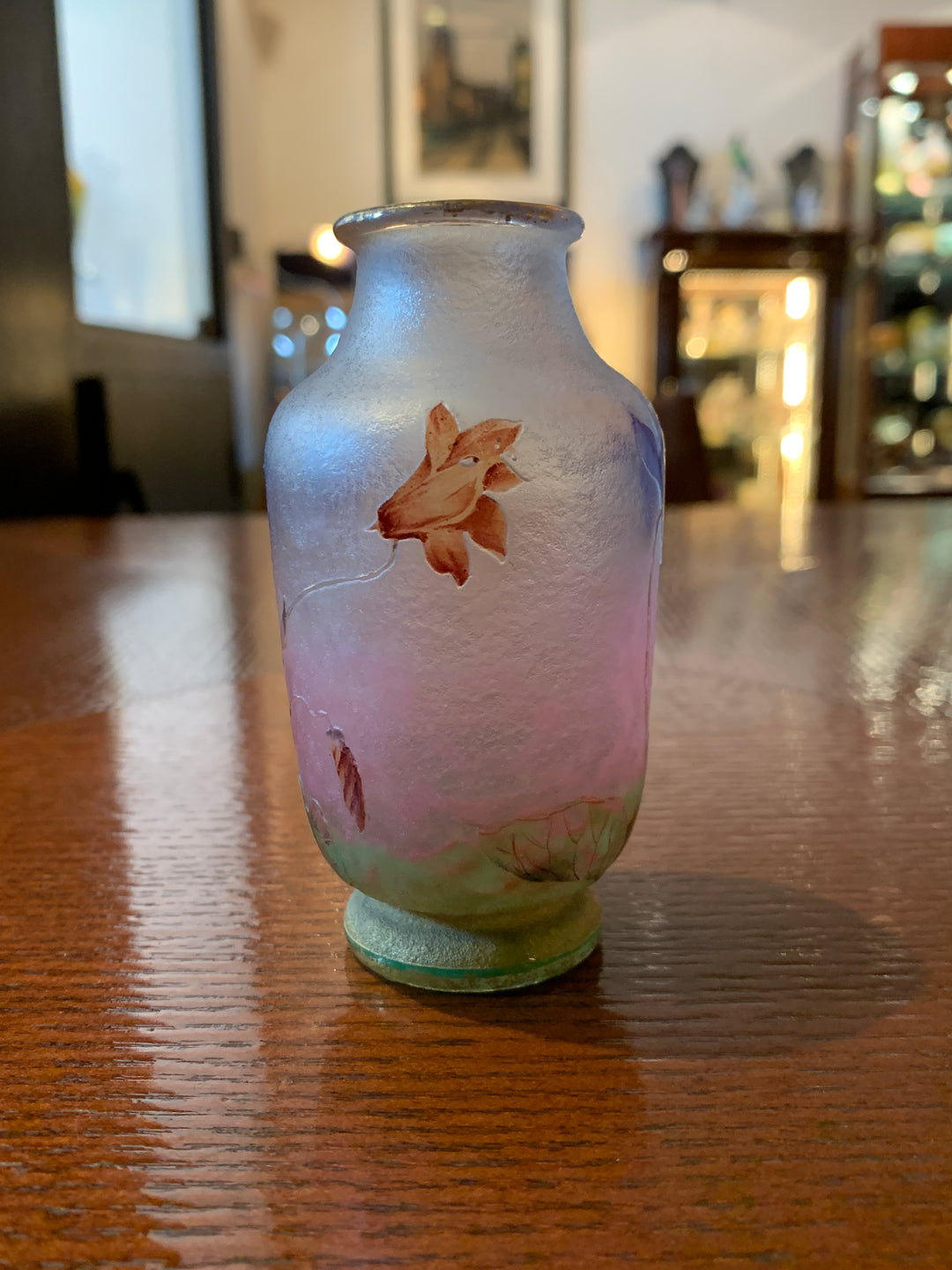ドーム兄弟（ドームナンシー）シクラメンの花のピンクの花瓶