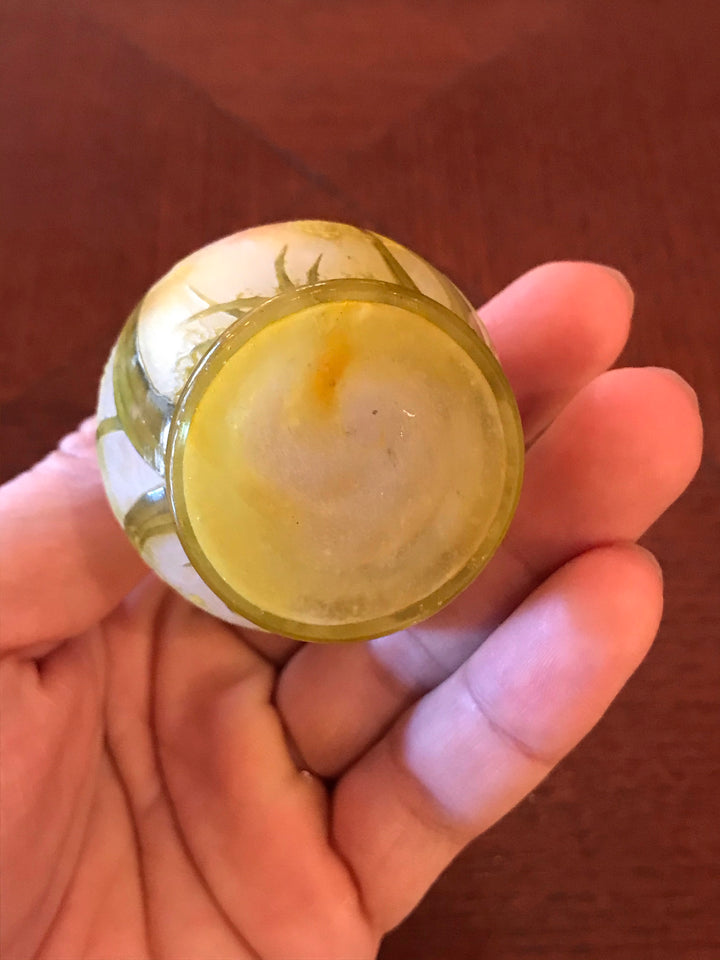 ドーム兄弟（ドームナンシー） 黄色の睡蓮の花 花瓶