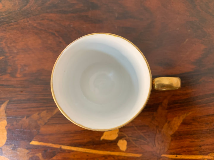 残り1セット　オールドノリタケ　ラスター技法が使われたアールヌーボー様式デミタスカップ