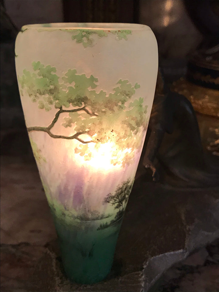 ドーム兄弟（ドームナンシー ）夏の風景のテーブルランプ