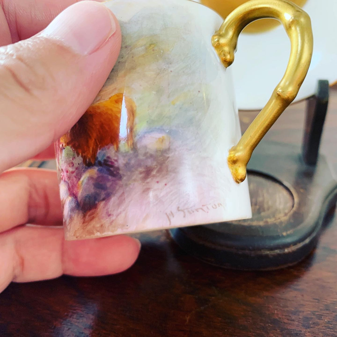 ロイヤルウースター　ハリースティントン作　ハイランド地方の牛