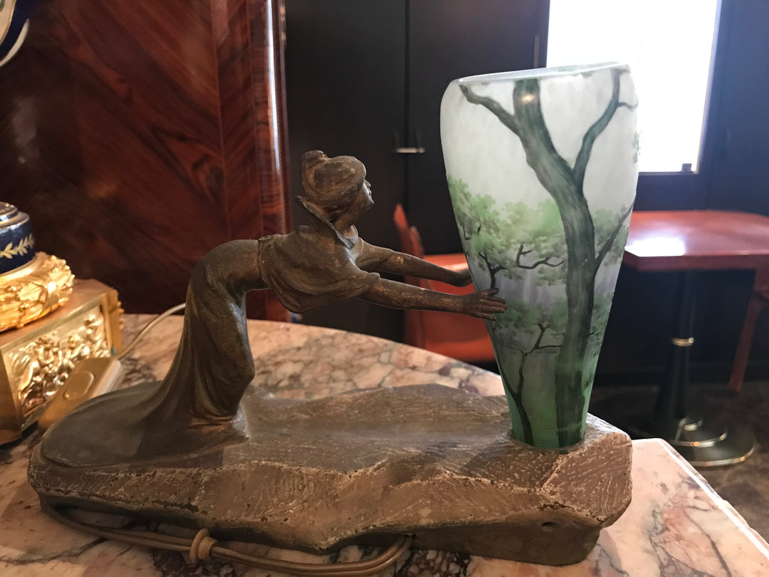 ドーム兄弟（ドームナンシー ）夏の風景のテーブルランプ