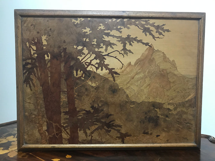 2/21日11:57分に売り切れました。エミールガレ 初期作品 マルケトリ技法を使ったボックス(木製ウッド作品)