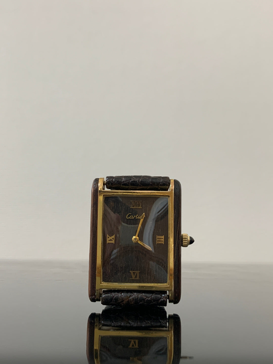 カルティエ　タンク　レクタンギュラー型　18kフィルム　アールデコウォッチ