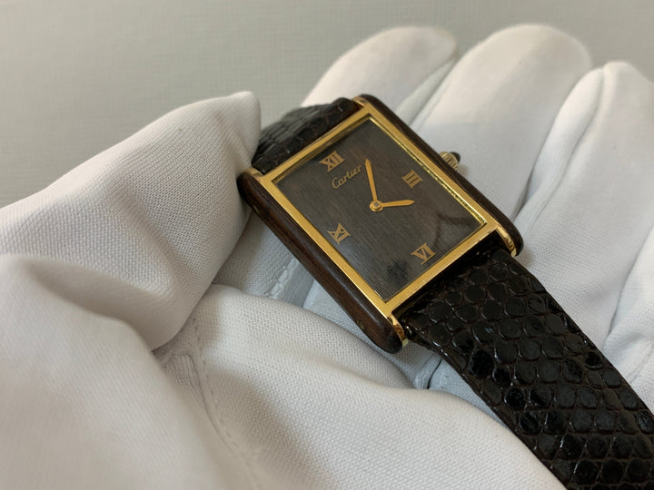 カルティエ　タンク　レクタンギュラー型　18kフィルム　アールデコウォッチ