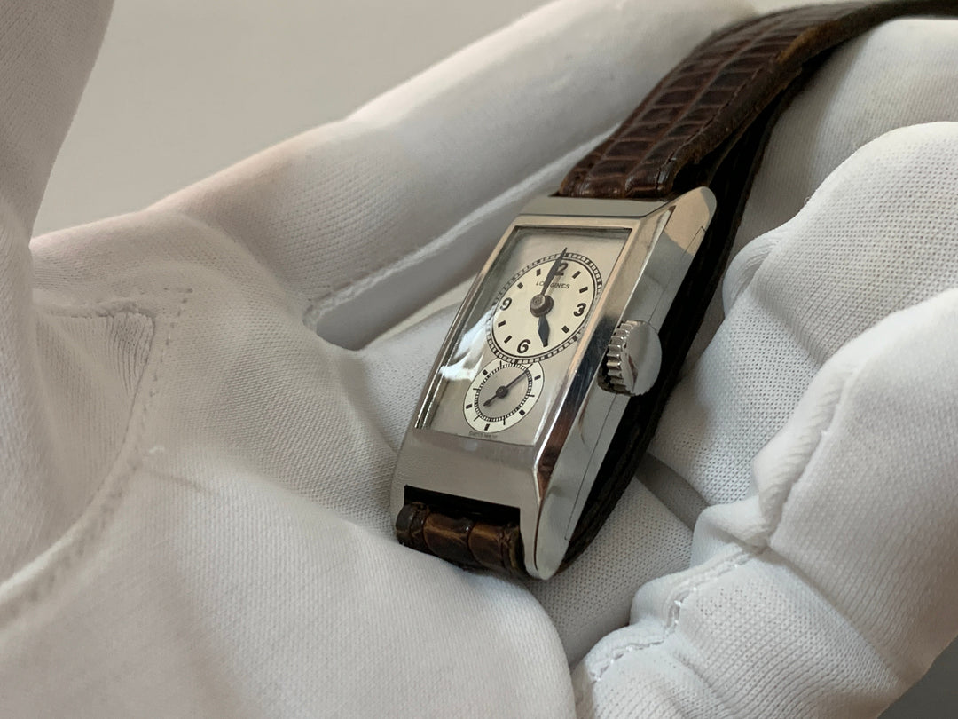 1930年代　ロンジン　レクタンギュラー型　ドクターズウォッチ Cal.9.32　ユニセックス