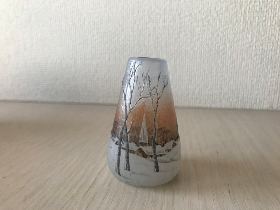ドームナンシー (ドーム兄弟)オランダの風景と雪景色のミニチュアール　円筒型