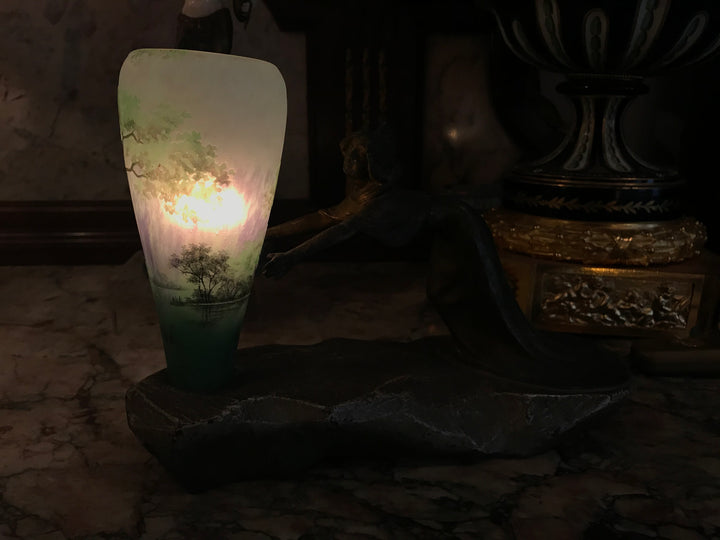 ドーム兄弟（ドームナンシー ）夏の風景のテーブルランプ