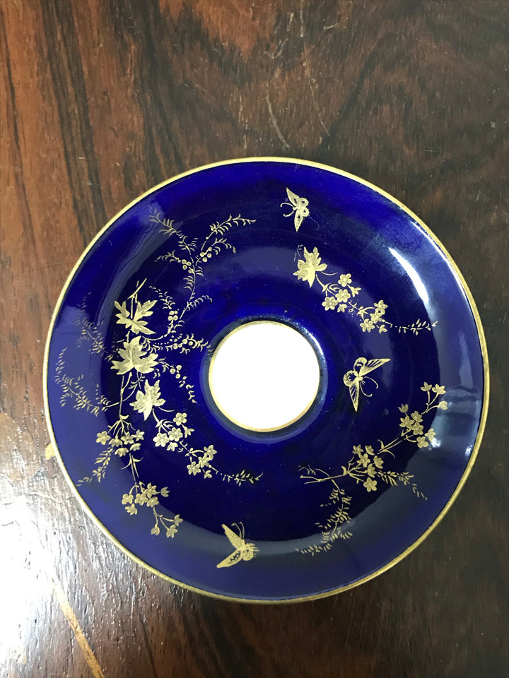 コールポート(COALPORT) ジャポニズム文様（自然と蝶々）のカップ＆ソーサー