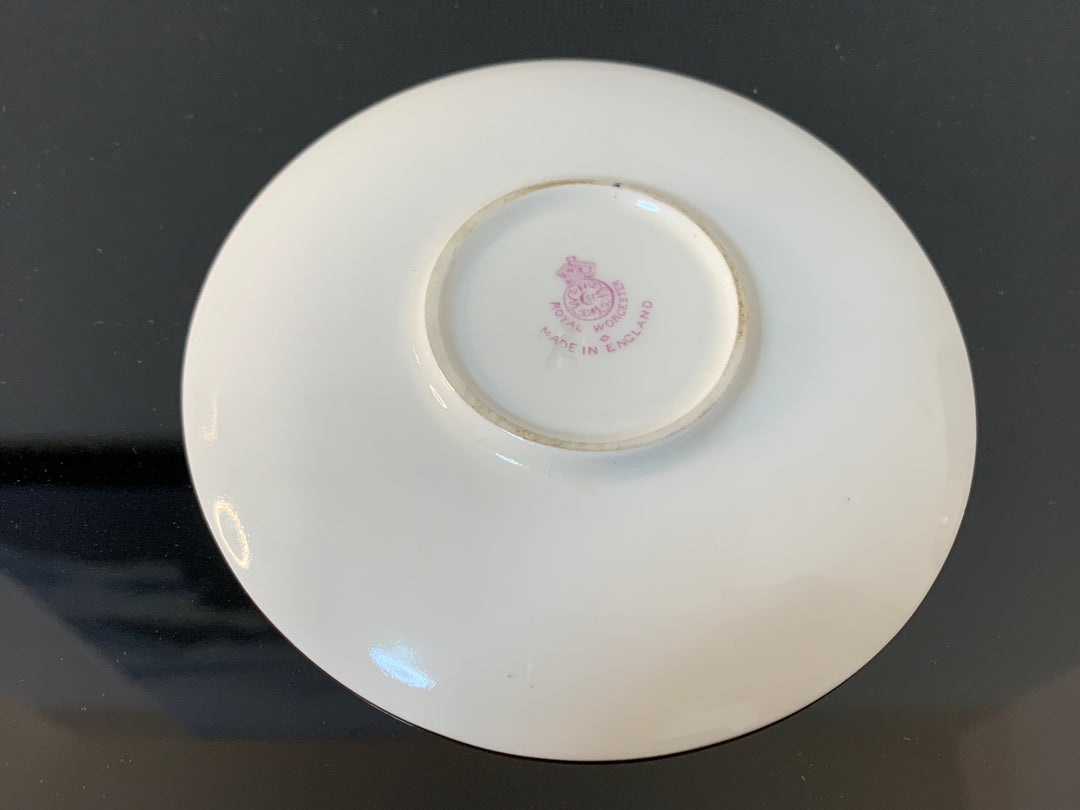 ロイヤルウースター　雉（キンケイチョウ）のカップ＆ソーサー　セドリー作