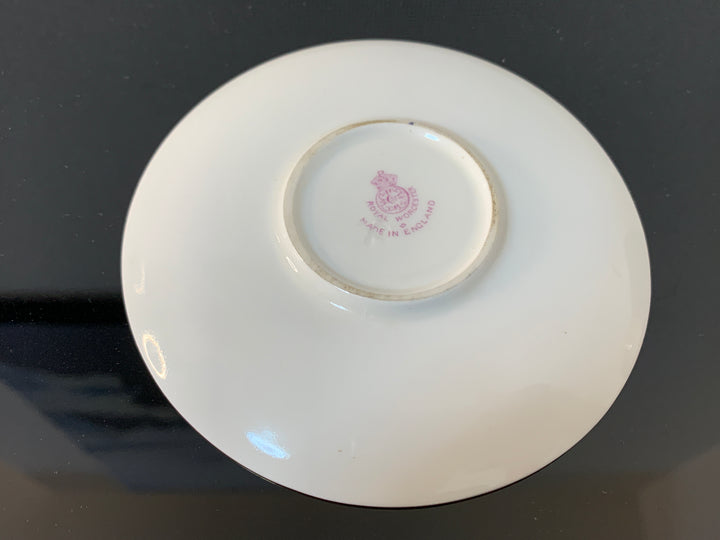 ロイヤルウースター　雉（キンケイチョウ）のカップ＆ソーサー　セドリー作