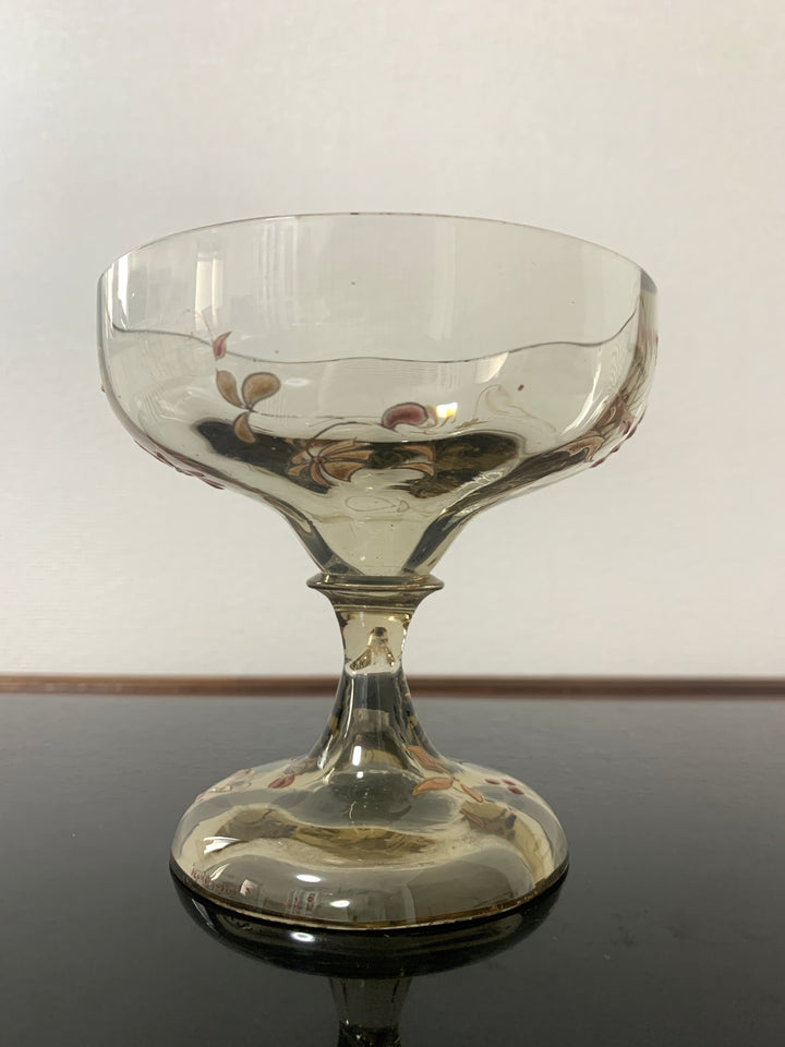 エミールガレ　エナメルガラスの初期作品　花紋クープ1
