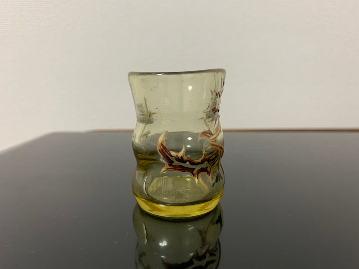エミールガレ　初期作品　アザミのリキュールグラス
