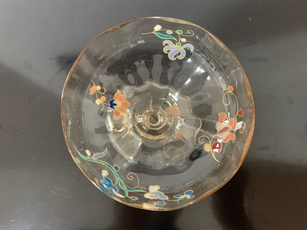 エミールガレ　エナメルガラスの初期作品　花紋クープ2