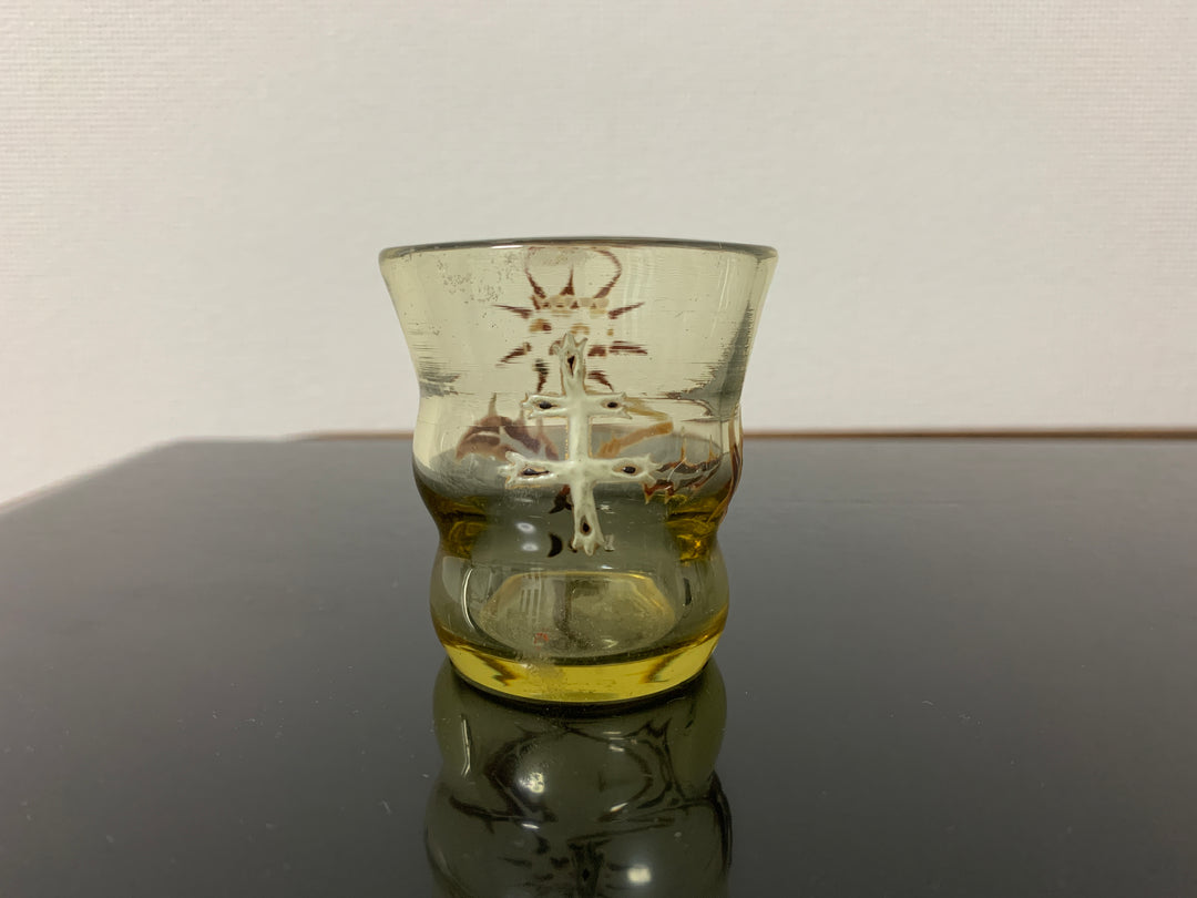 エミールガレ　初期作品　アザミのリキュールグラス