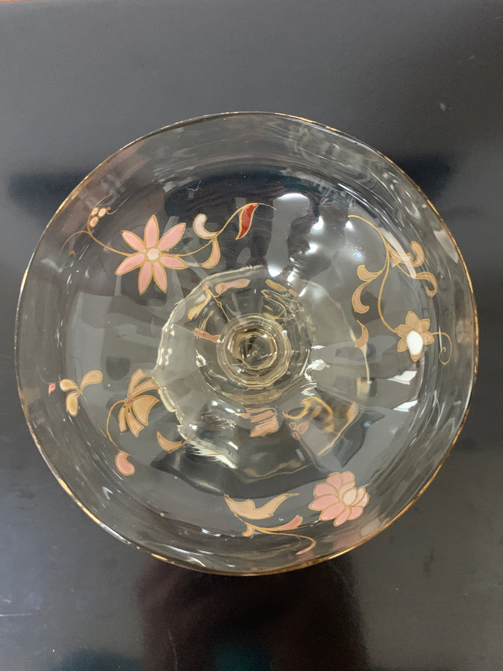 エミールガレ　エナメルガラスの初期作品　花紋クープ1