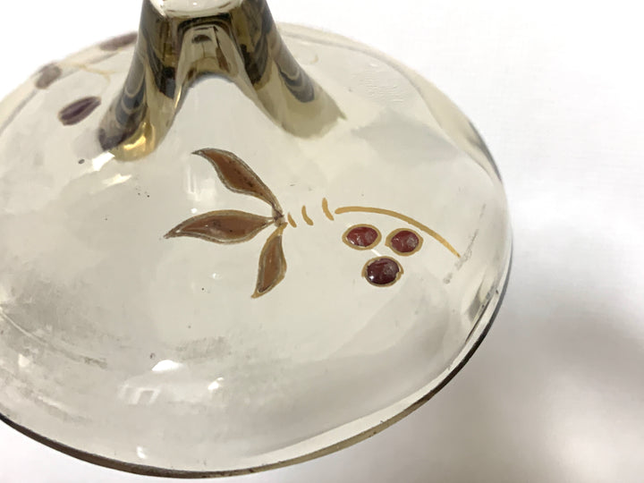 エミールガレ　エナメルガラスの初期作品　花紋クープ1