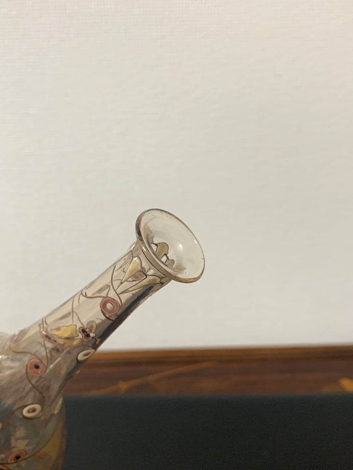 エミールガレ　初期作品　トンボと昆虫のデカンタグラス